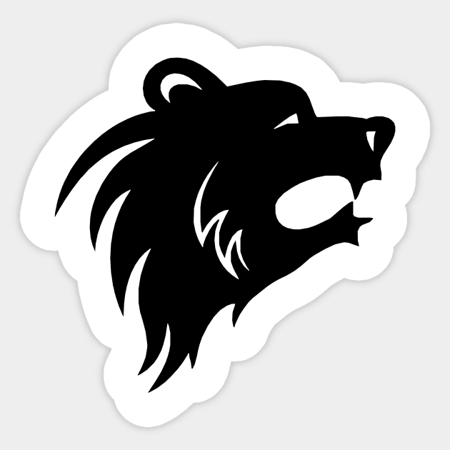 Bear Sticker by linesdesigns